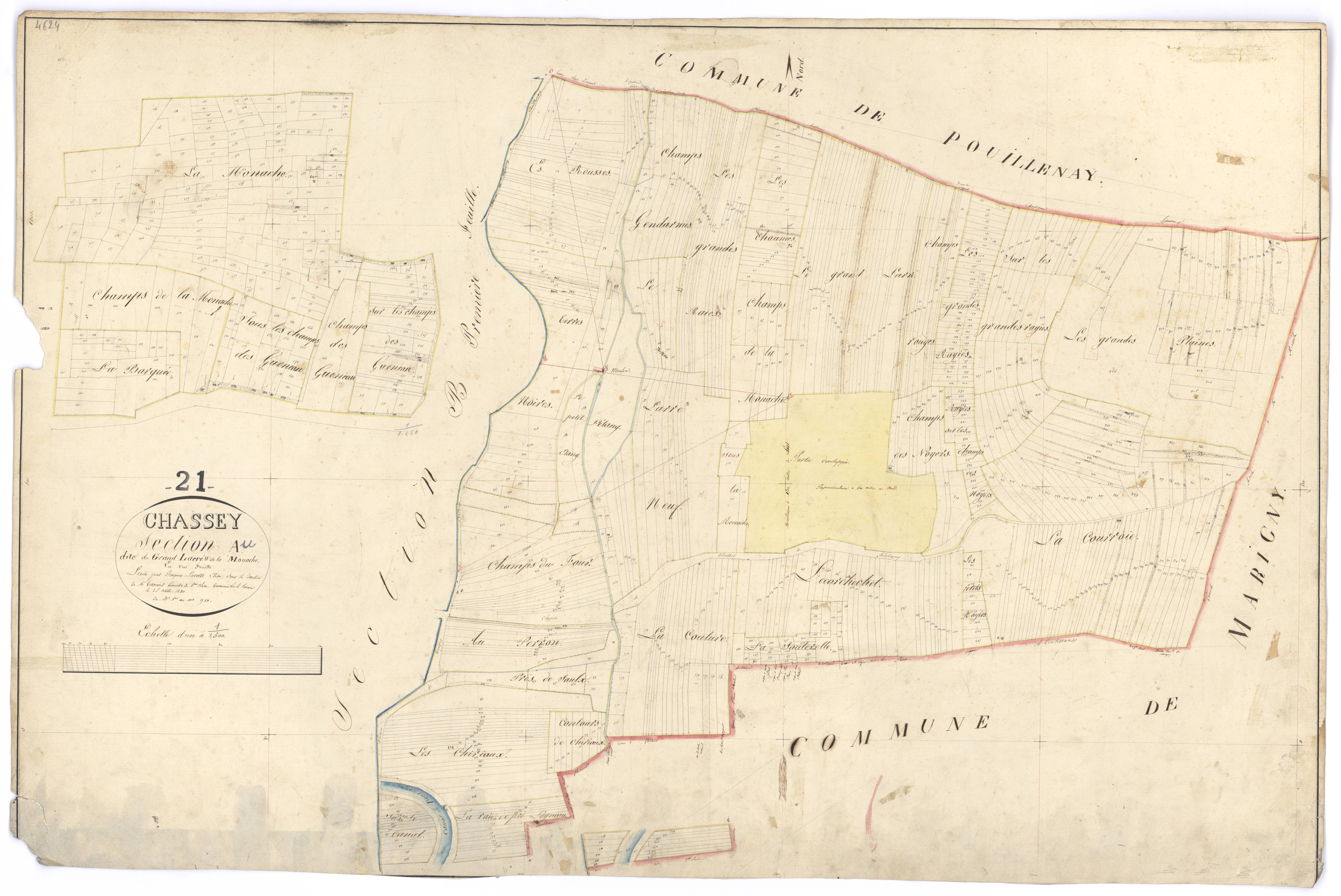 Chassey - Section A - 3 P PLAN 157/2