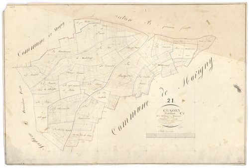 Chassey - Section C1 - 3 P PLAN 157/5