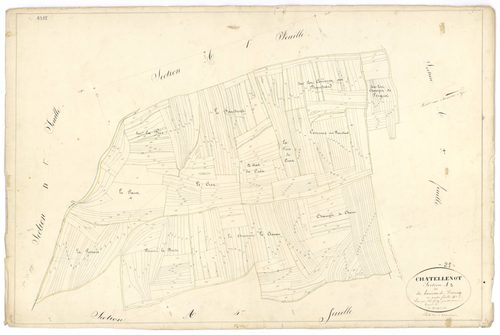 Châtellenot - Section A3 - 3 P PLAN 160/4