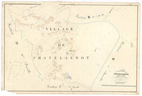 Châtellenot - Section B2 - 3 P PLAN 160/7