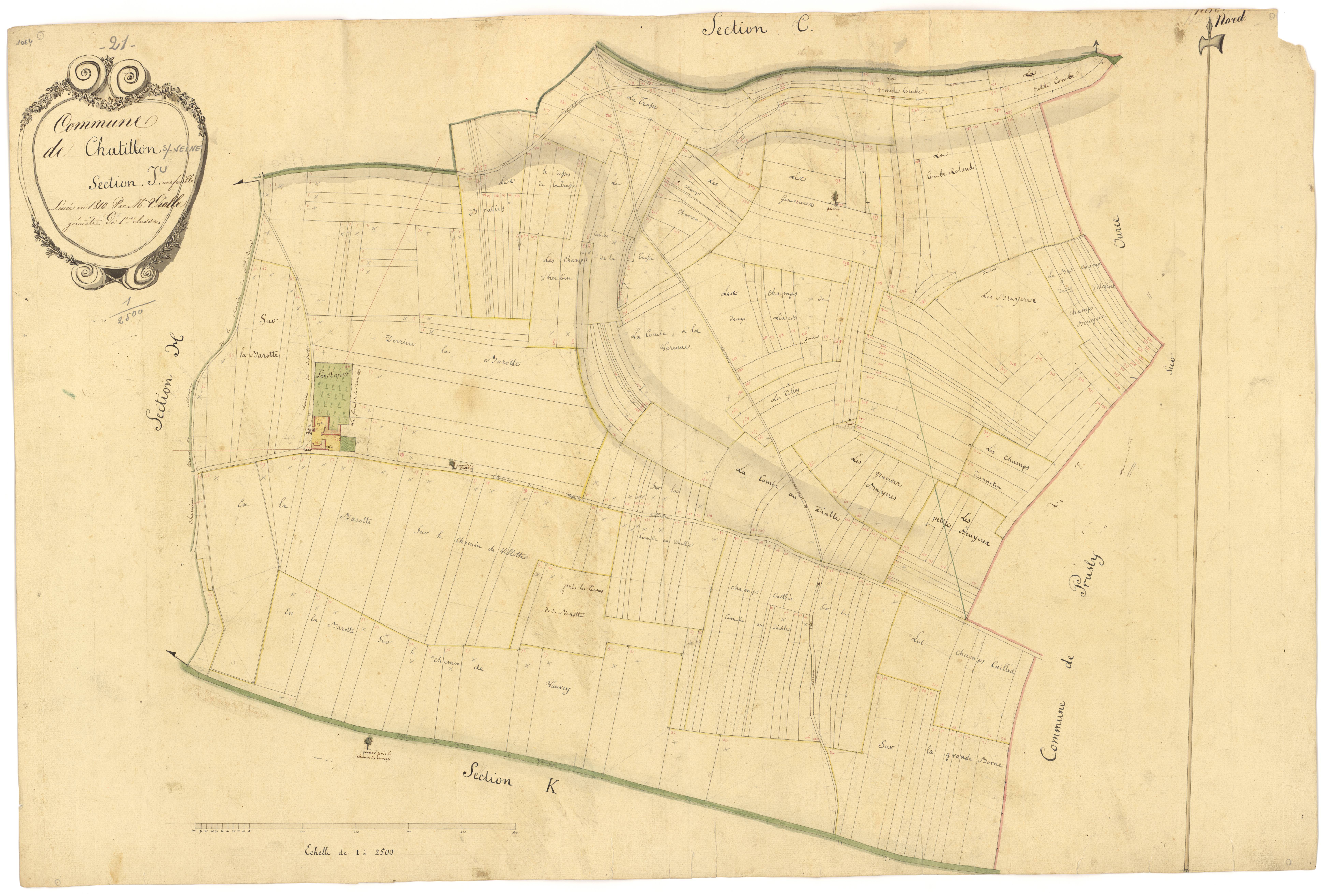 Châtillon-sur-Seine - Section I - 3 P PLAN 161/13