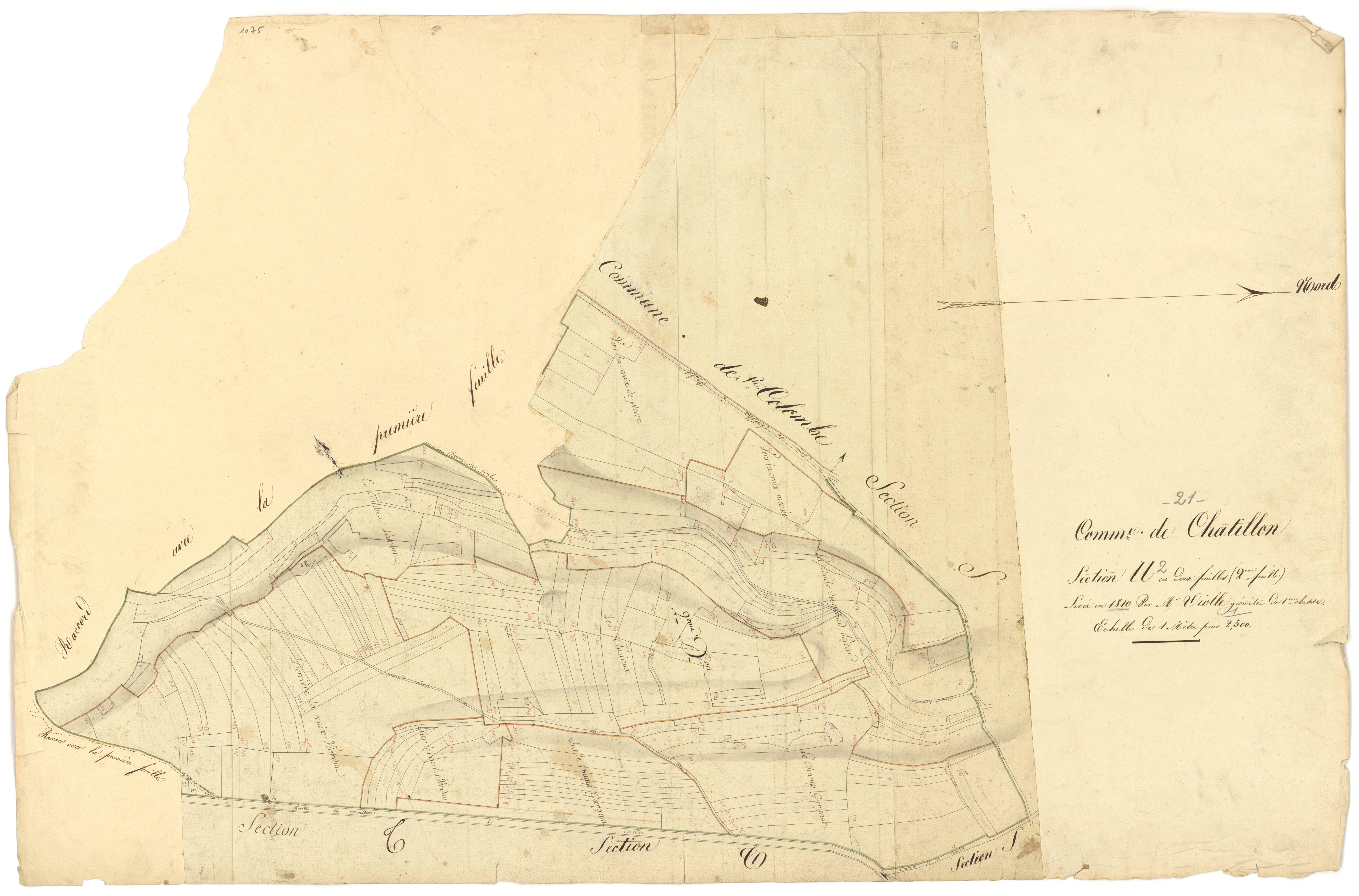Châtillon-sur-Seine - Section U2 - 3 P PLAN 161/24