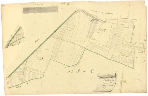 Châtillon-sur-Seine - Section B - 3 P PLAN 161/3
