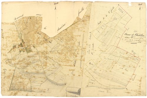 Châtillon-sur-Seine - Section C1 - 3 P PLAN 161/4