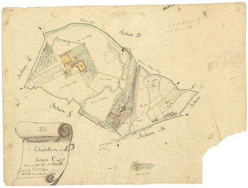 Châtillon-sur-Seine - Section F - 3 P PLAN 161/9
