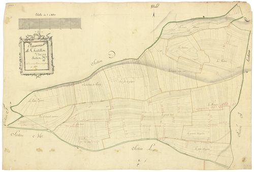 Châtillon-sur-Seine - Section H - 3 P PLAN 161/12