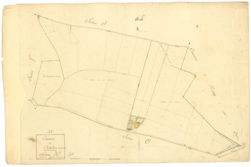 Châtillon-sur-Seine - Section K - 3 P PLAN 161/14