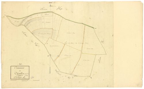 Châtillon-sur-Seine - Section L - 3 P PLAN 161/15
