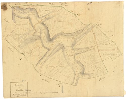 Châtillon-sur-Seine - Section M - 3 P PLAN 161/16