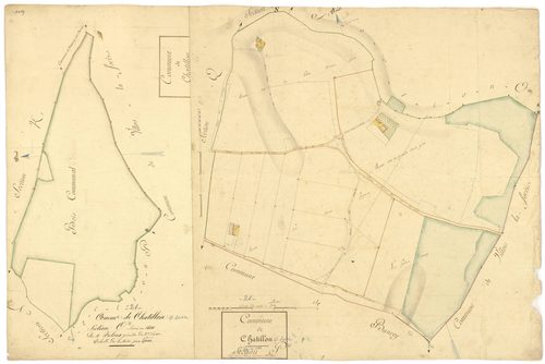 Châtillon-sur-Seine - Sections O et P - 3 P PLAN 161/18