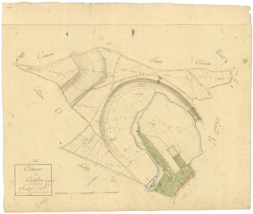 Châtillon-sur-Seine - Section S - 3 P PLAN 161/21