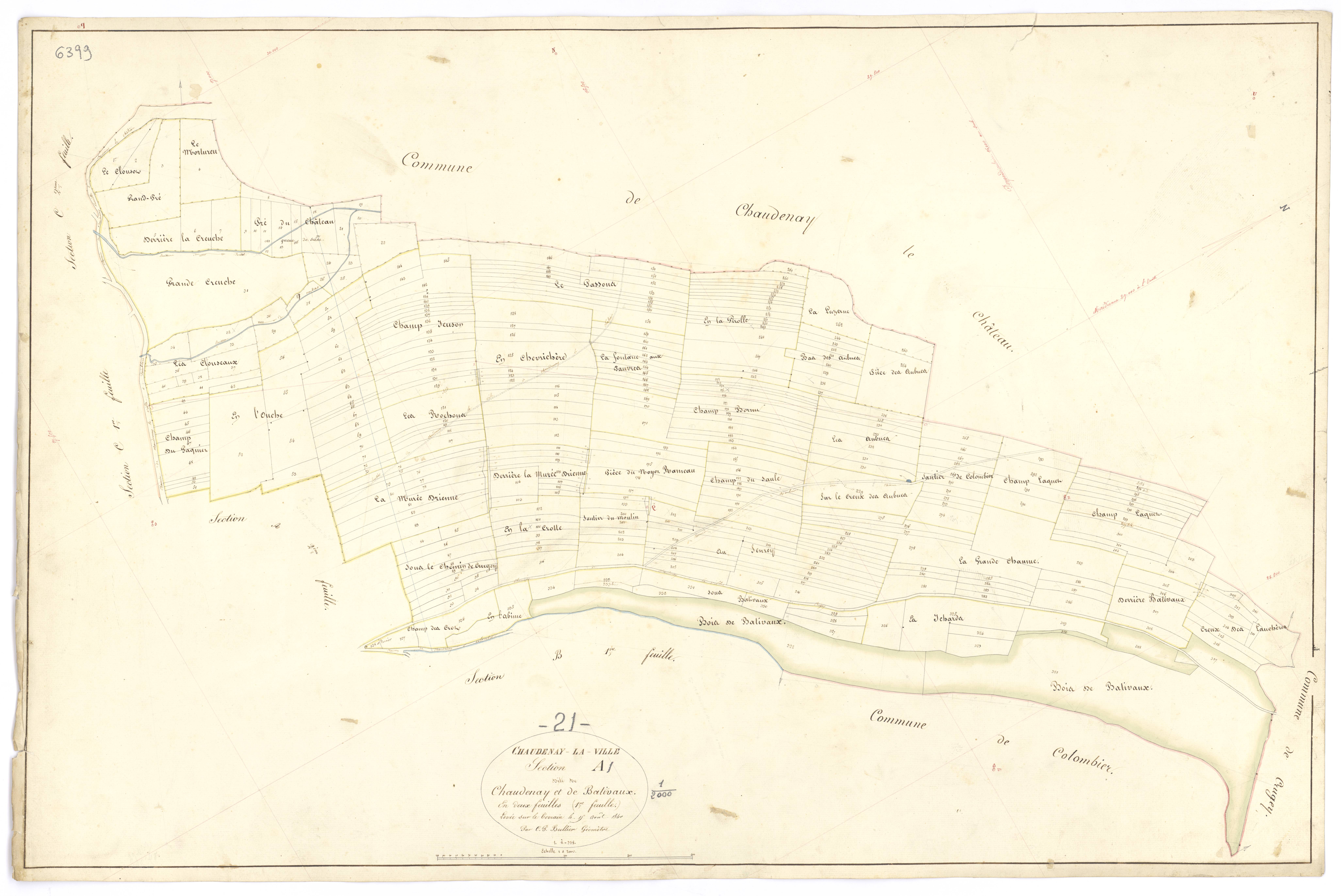 Chaudenay-la-Ville - Section A1 - 3 P PLAN 162/2