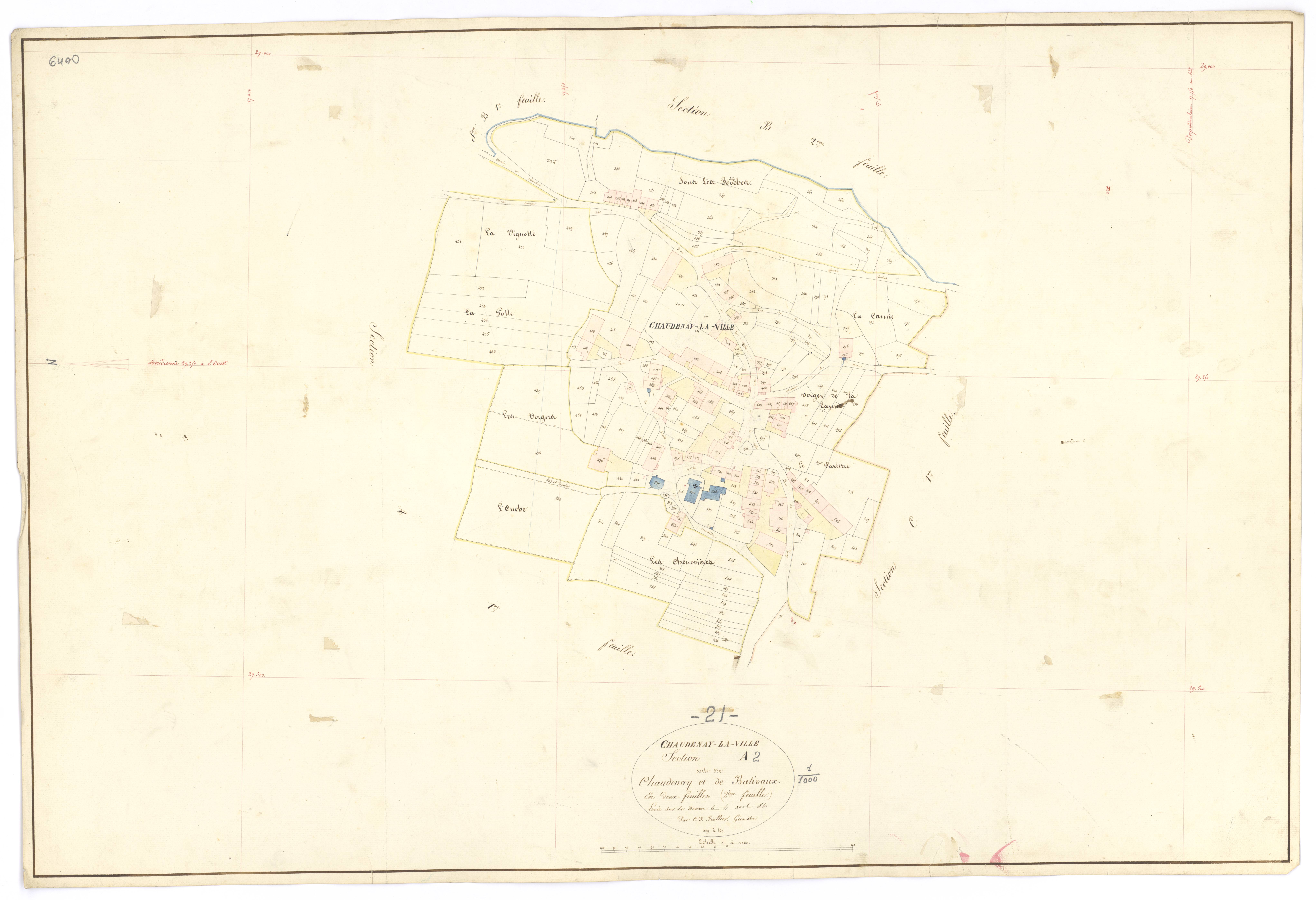 Chaudenay-la-Ville - Section A2 - 3 P PLAN 162/3