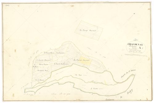 Chaudenay-le-Château - Section A2 - 3 P PLAN 163/3