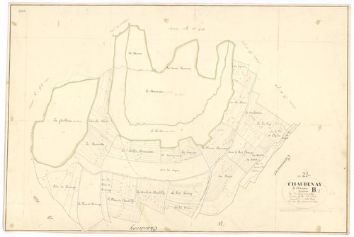 Chaudenay-le-Château - Section B2 - 3 P PLAN 163/6