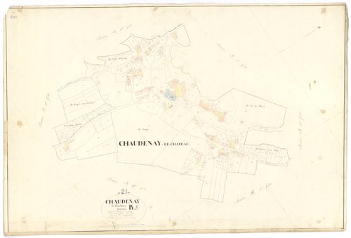 Chaudenay-le-Château - Section B3 - 3 P PLAN 163/7