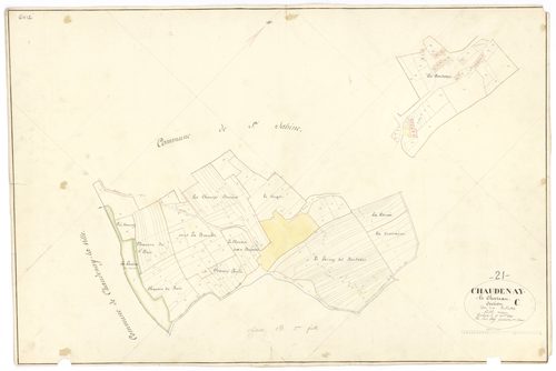 Chaudenay-le-Château - Section C - 3 P PLAN 163/8