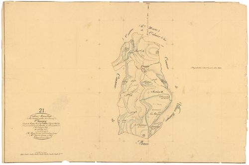 Chaugey - Tableau d'assemblage - 3 P PLAN 164/1