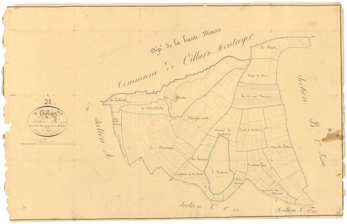 Chaugey - Section B1 - 3 P PLAN 164/3