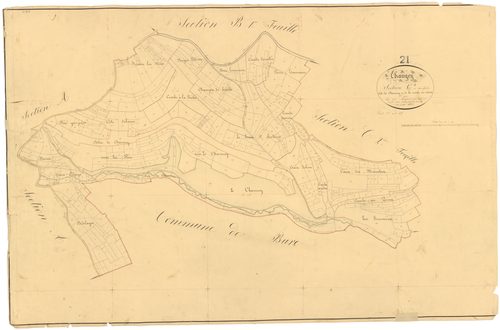 Chaugey - Section C1 - 3 P PLAN 164/5