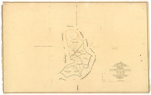 Chaume-et-Courchamp - Tableau d'assemblage - 3 P PLAN 167/1