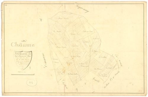 Chaume-et-Courchamp - Section A1 - 3 P PLAN 167/2