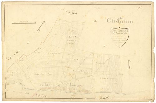 Chaume-et-Courchamp - Section A2 - 3 P PLAN 167/3