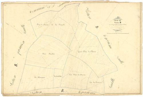 Chaume-et-Courchamp - Section B2 - 3 P PLAN 167/5