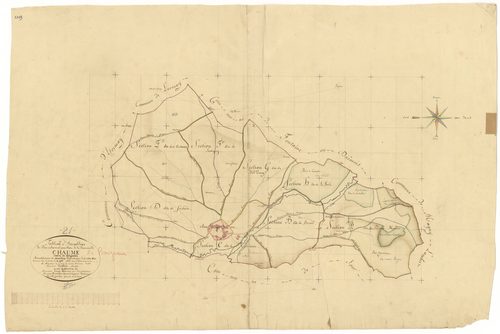 Chaume-lès-Baigneux - Tableau d'assemblage - 3 P PLAN 166/1