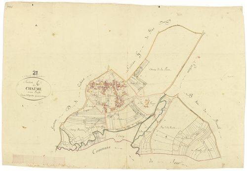 Chaume-lès-Baigneux - Section C - 3 P PLAN 166/4