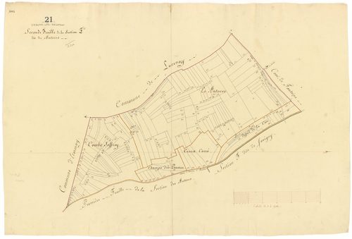 Chaume-lès-Baigneux - Section E2 - 3 P PLAN 166/7