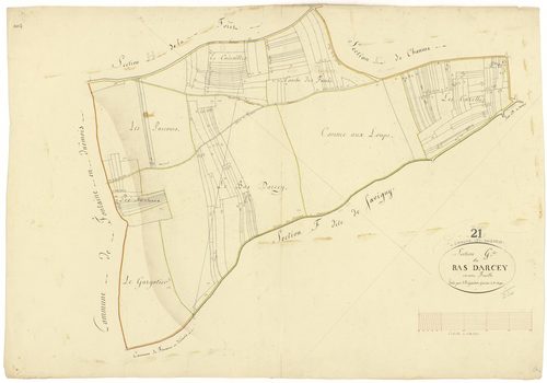 Chaume-lès-Baigneux - Section G - 3 P PLAN 166/9