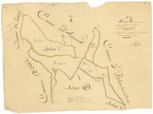 Chaumont-le-Bois - Section E - 3 P PLAN 168/7