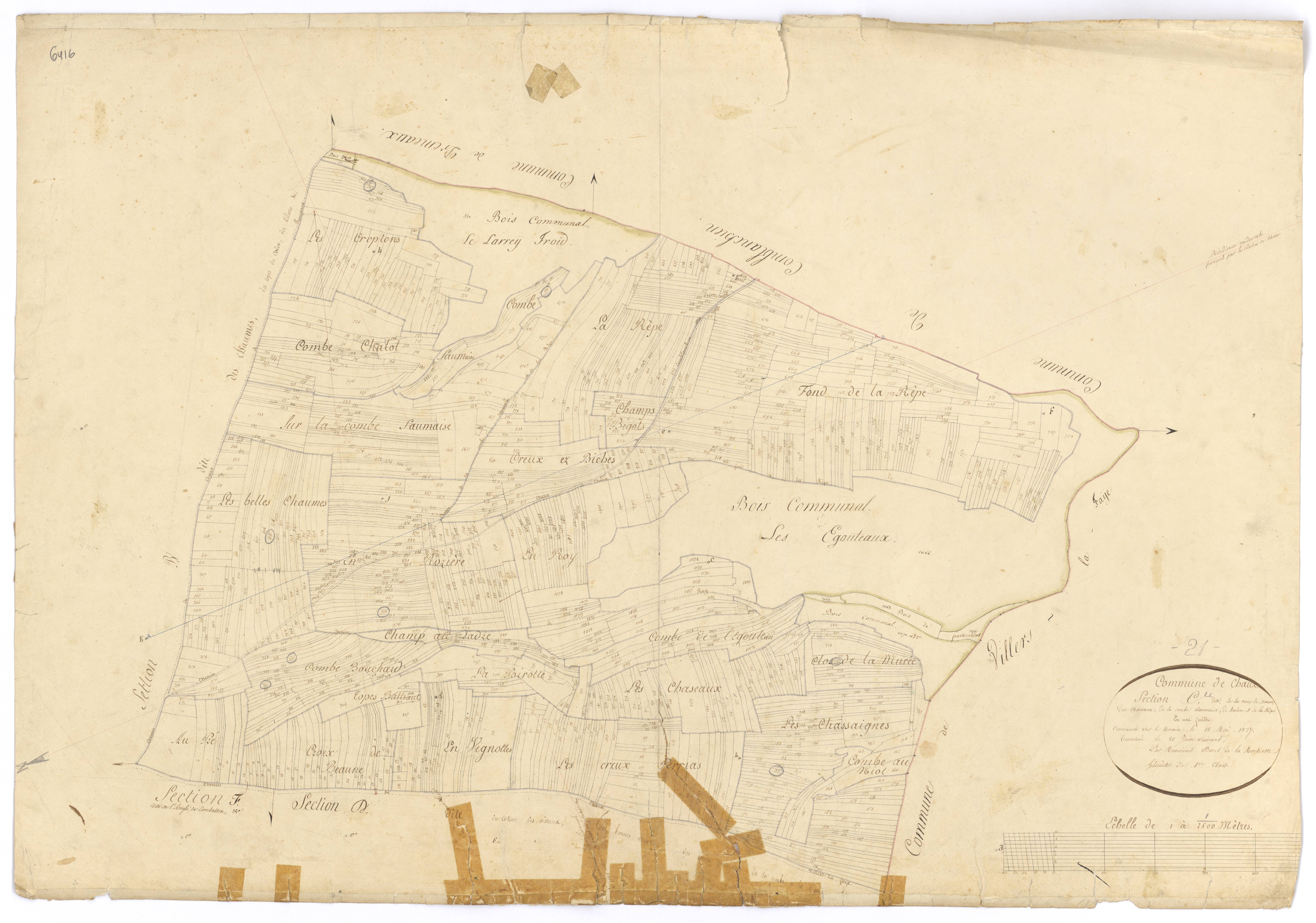 Chaux - Section C - 3 P PLAN 169/4