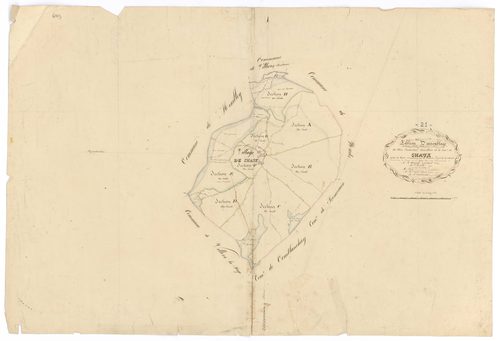 Chaux - Tableau d'assemblage - 3 P PLAN 169/1