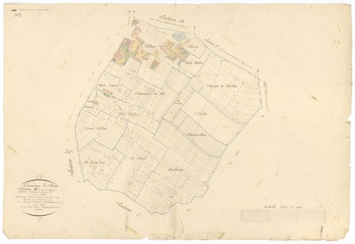 Chaux - Section F - 3 P PLAN 169/7