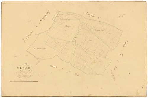 Chazeuil - Section B2 - 3 P PLAN 170/5