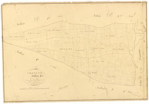 Chazeuil - Section E - 3 P PLAN 170/9