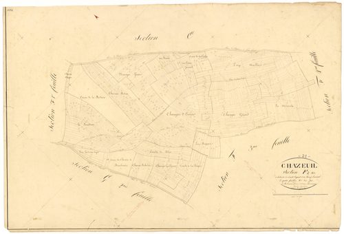 Chazeuil - Section F2 - 3 P PLAN 170/11