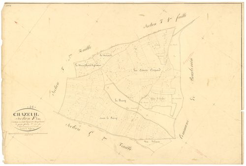 Chazeuil - Section F3 - 3 P PLAN 170/12