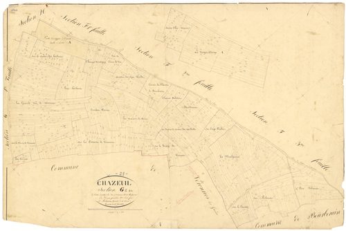 Chazeuil - Section G2 - 3 P PLAN 170/15