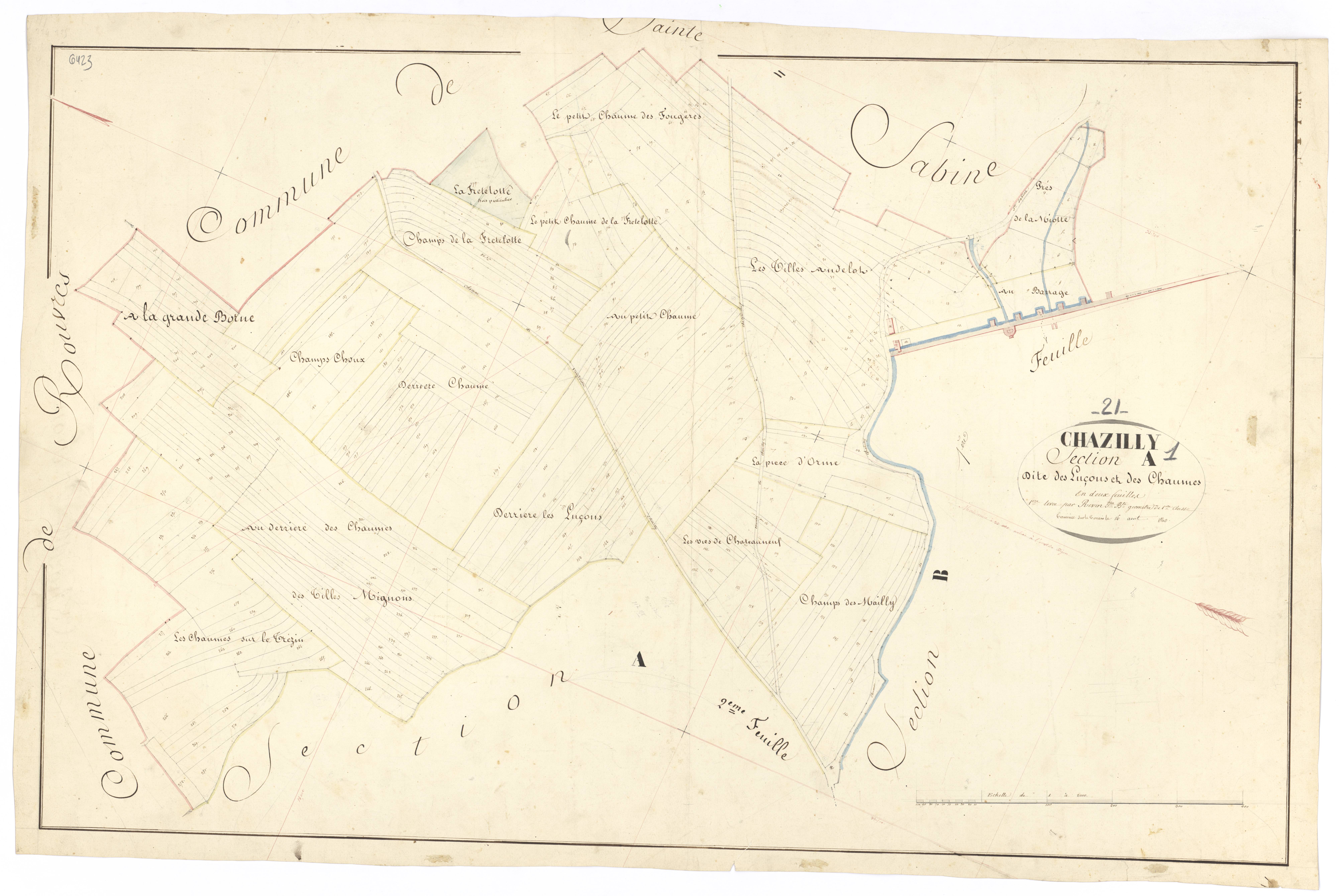 Chazilly - Section A1 - 3 P PLAN 171/2