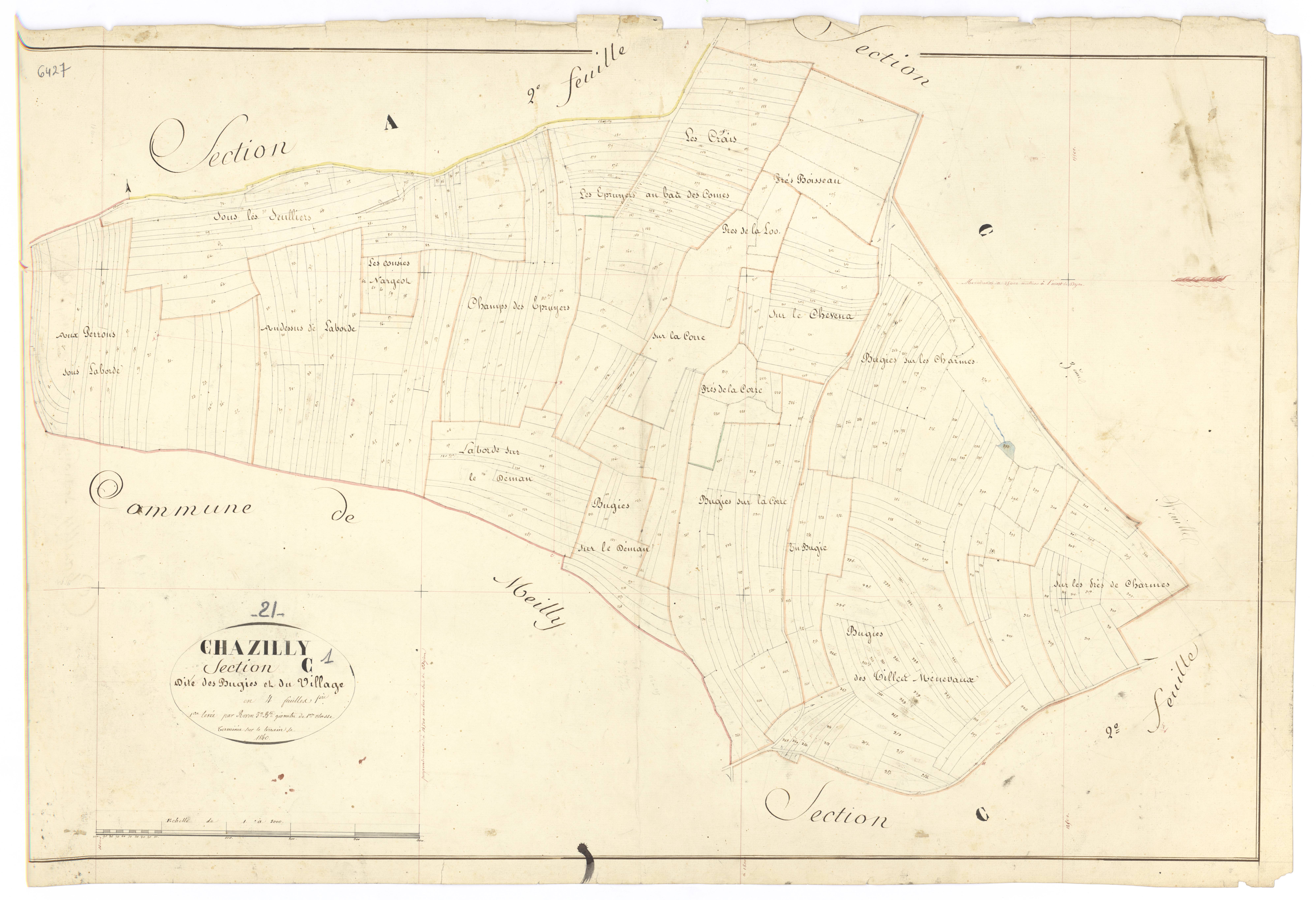 Chazilly - Section C1 - 3 P PLAN 171/6