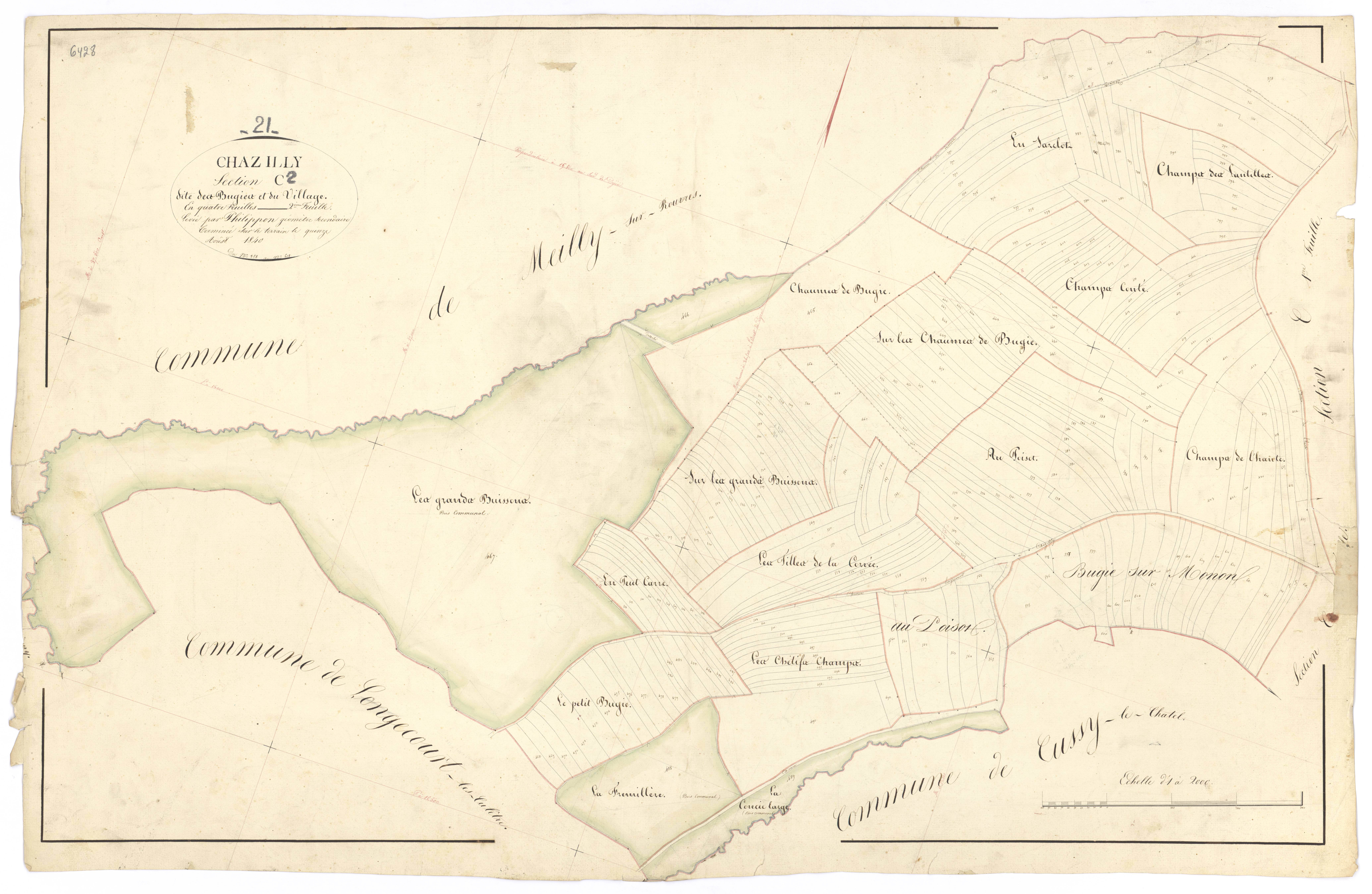 Chazilly - Section C2 - 3 P PLAN 171/7