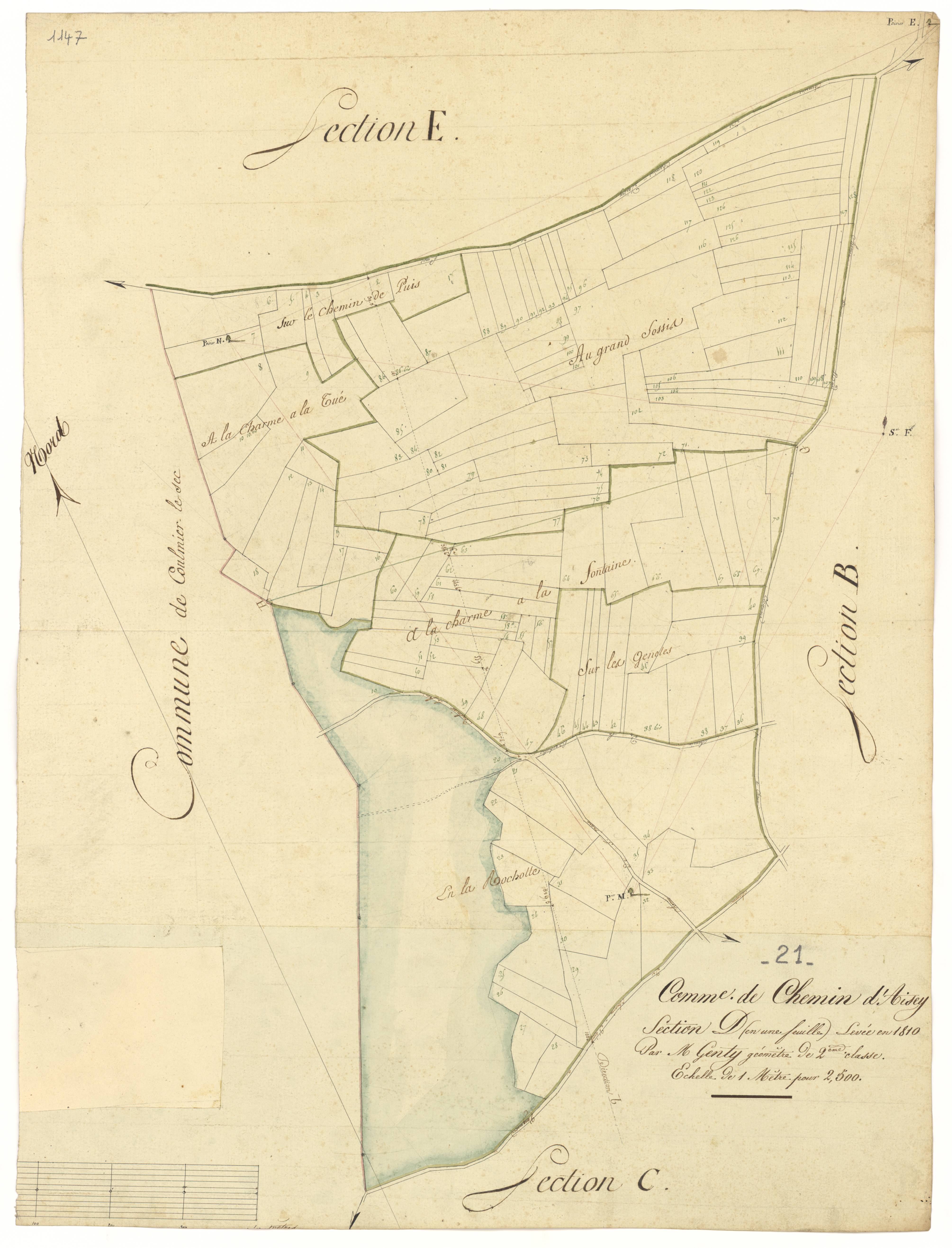 Chemin-d'Aisey - Section D - 3 P PLAN 172/6