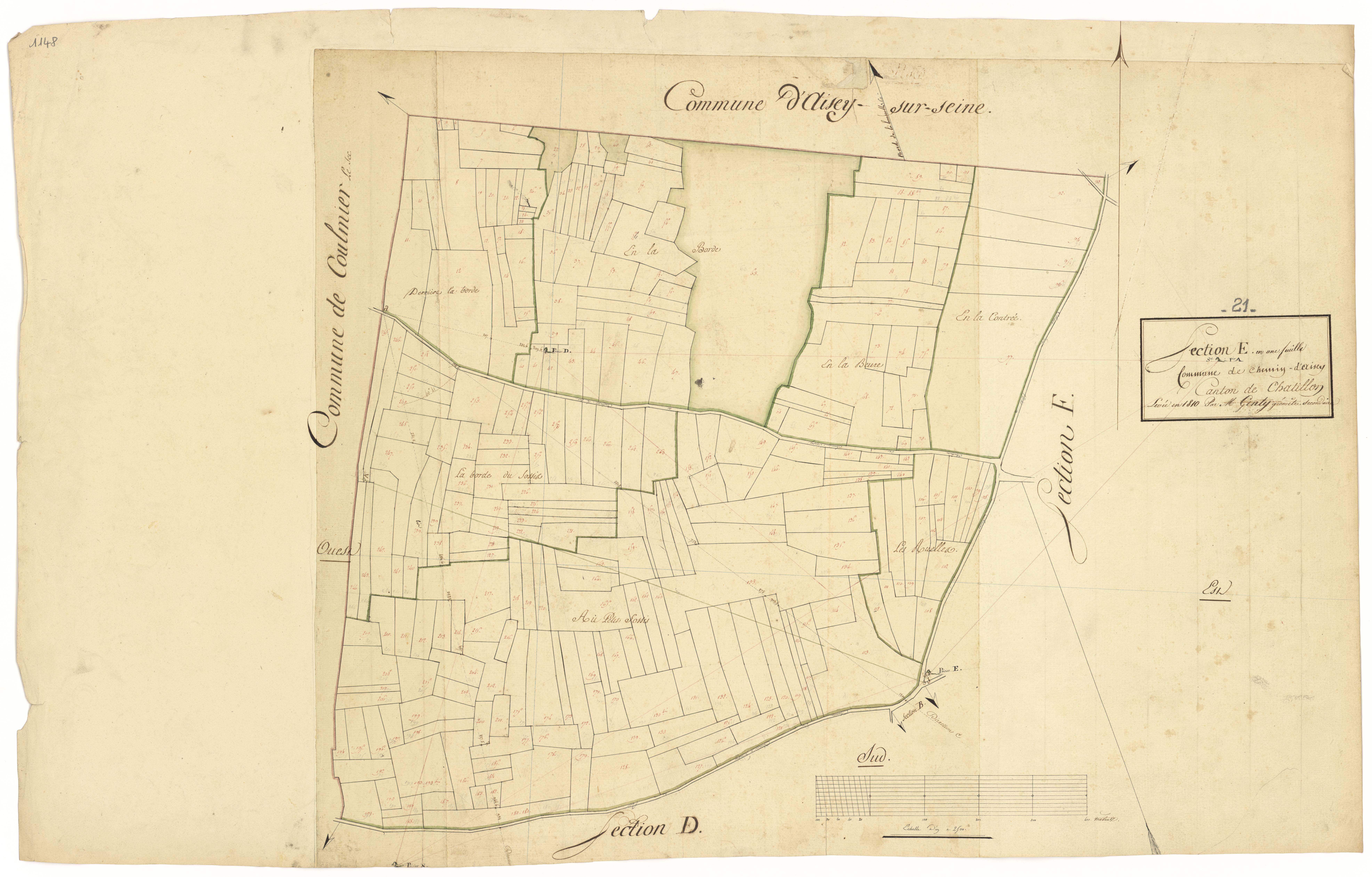 Chemin-d'Aisey - Section E - 3 P PLAN 172/7