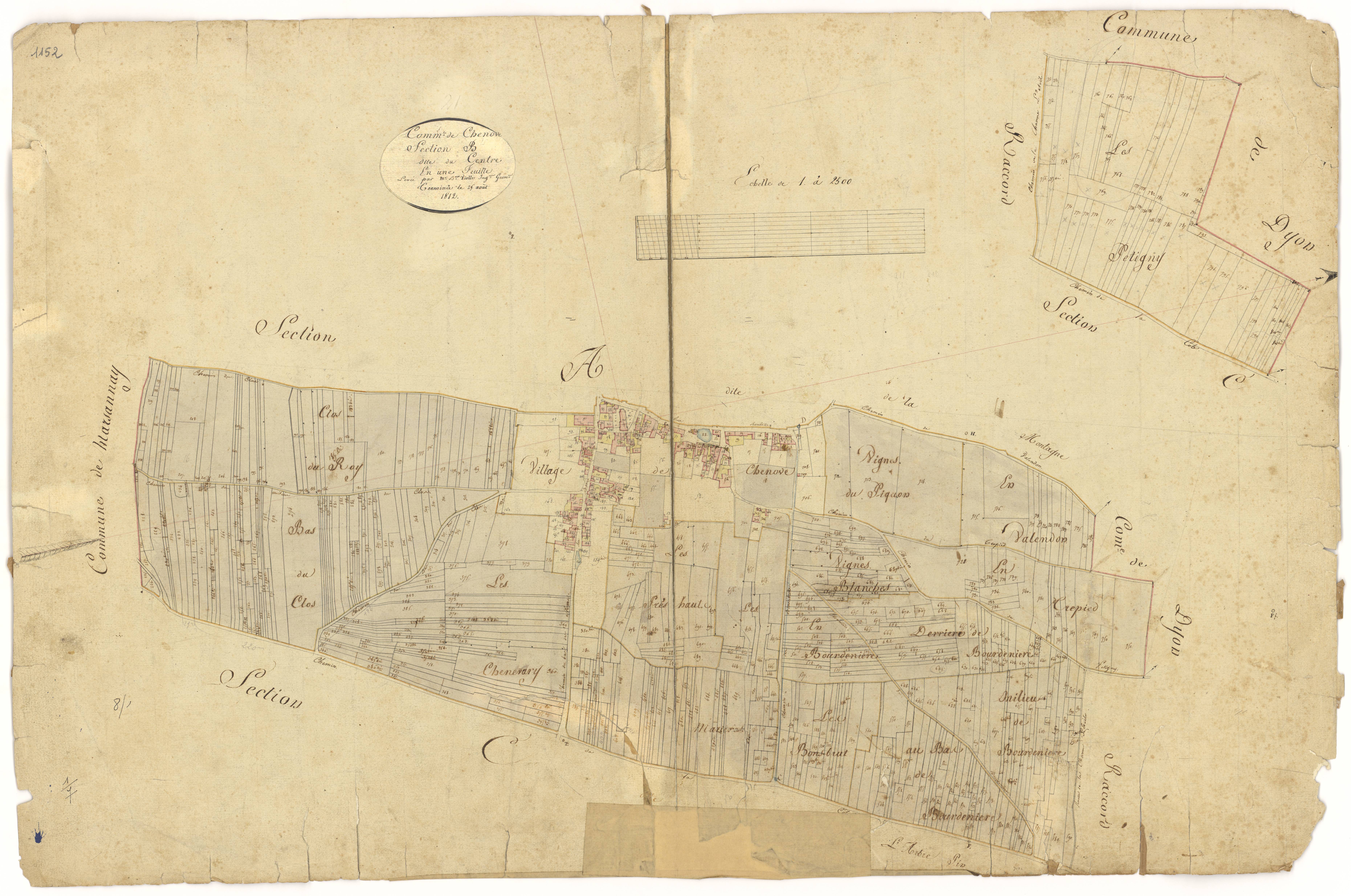 Chenôve - Section B - 3 P PLAN 173/3
