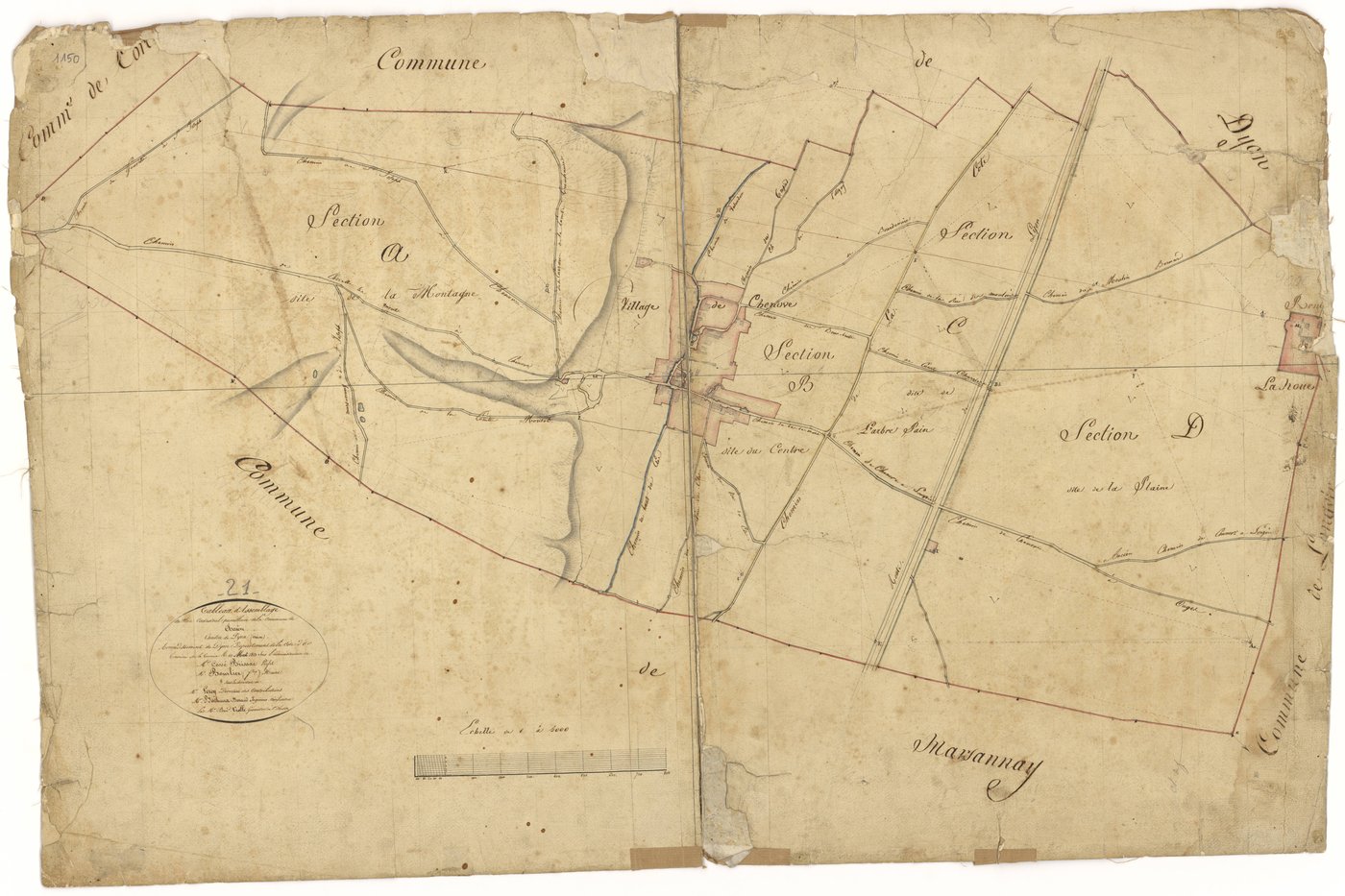Chenôve - Tableau d'assemblage - 3 P PLAN 173/1