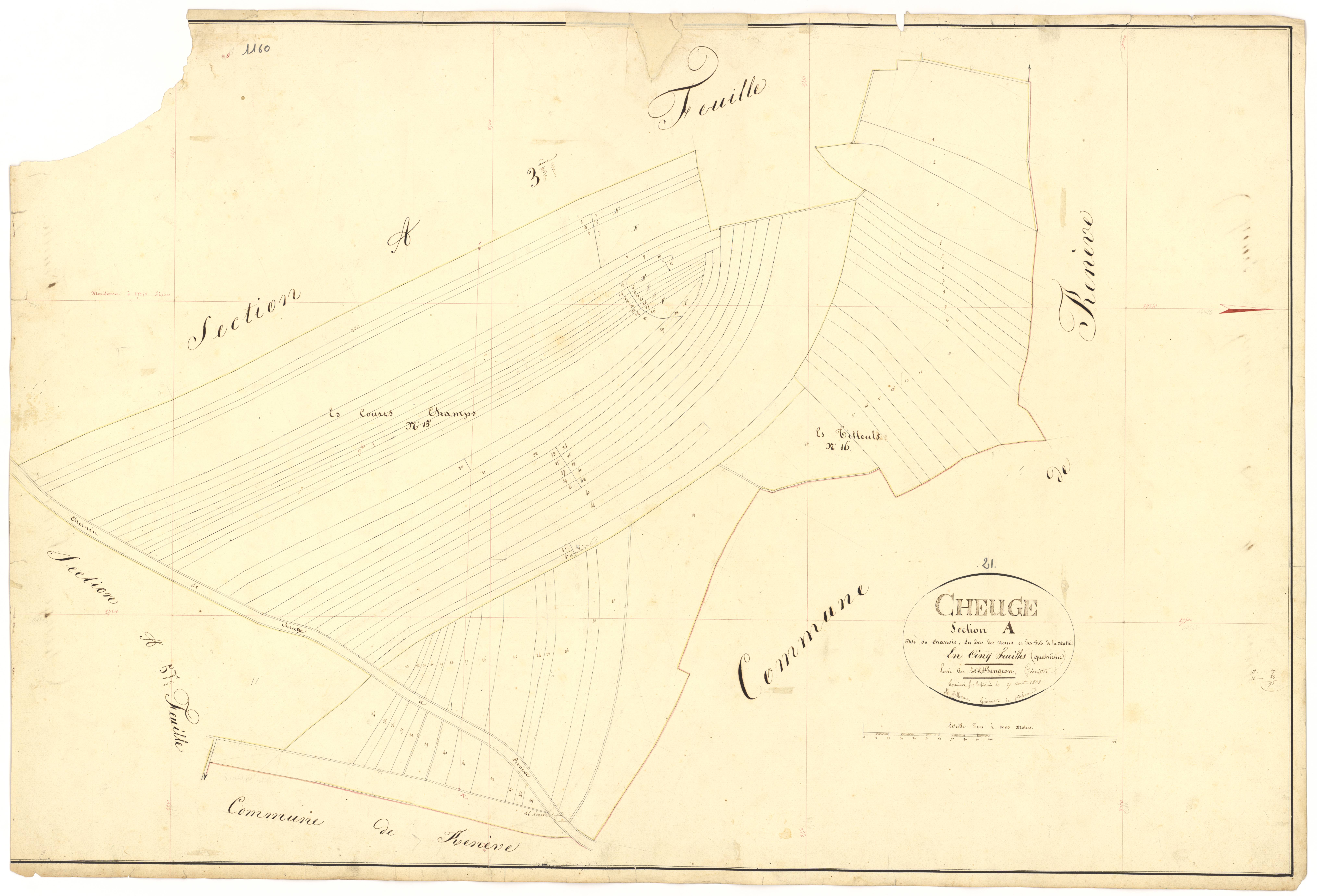 Cheuge - Section A4 - 3 P PLAN 174/6