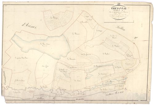 Chevannay - Section C - 3 P PLAN 175/6